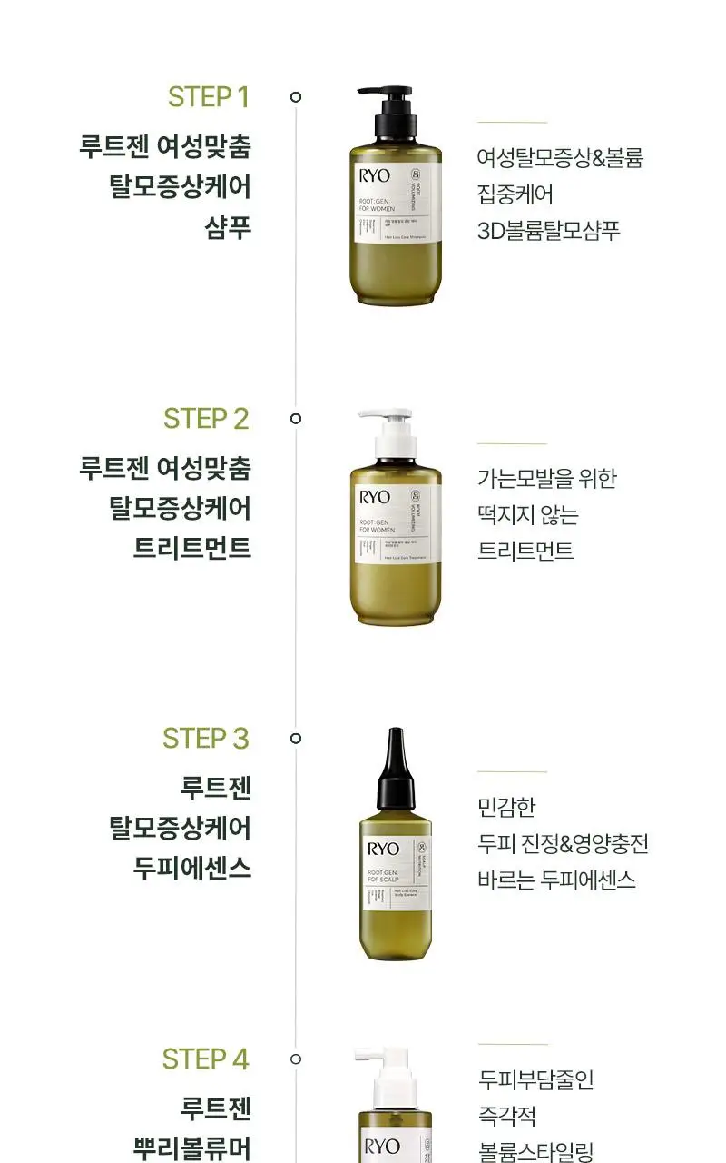 [올영1위] 려 루트젠 탈모증상케어 두피에센스 80ML 더블기획 & 대용량기획 상세페이지 23